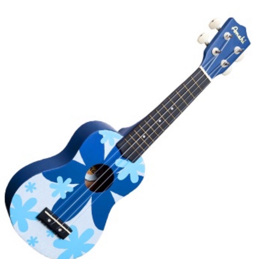Amahi blue flower soprano Ukulele